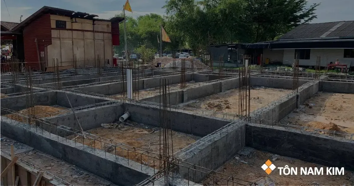 Minh họa các loại cọc khác nhau được sử dụng trong thi công nền móng